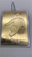 Ty Cobb 22kt Gold Baseball Card Danbury Mint