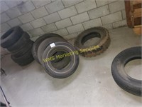 10 Used Tires - Mostly 15"