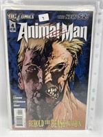 DC COMICS ANIMAL MAN #4 + 7 IN DOUBLE PLASTIC