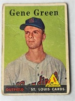 1958 Topps # 366 Gene Green St. Louis Cardinals