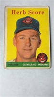 1958 TOPPS #352 HERB SCORE INDIANS