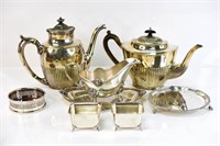 Silver Plate Coffee and Tea Pots & More