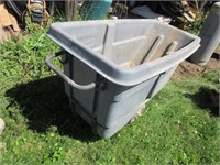 Rubbermaid 1/2 yard trash cart