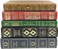 5pc Franklin Library Hardcover Books