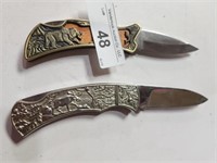 2 Pocket Knives - Moose & Bear