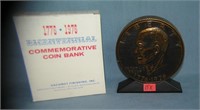 Eisenhower "IKE" savings bank with original box