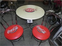Retro Coca-Cola Bistro Table w/Chairs