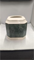 Croscill Carrara Porcelain Hunter Green Tissue