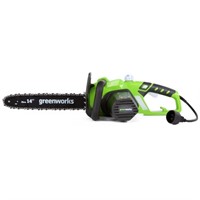 Greenworks 10.5A 14-in Corded Chainsaw