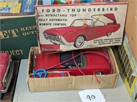 Cragston Ford Thunderbird Tin Remote Control Car