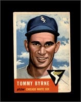 1953 Topps #123 Tommy Byrne P/F to GD+
