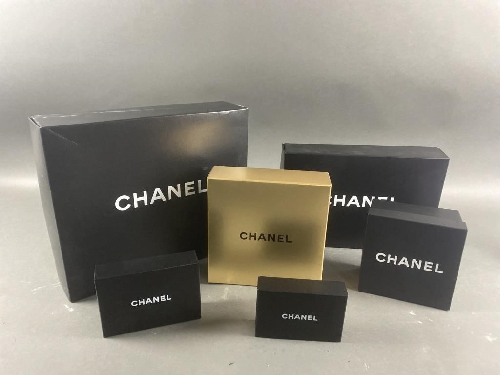 6 Empty Chanel Boxes