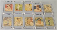 10 1933-1941 Baseball Cards Goudey As Is