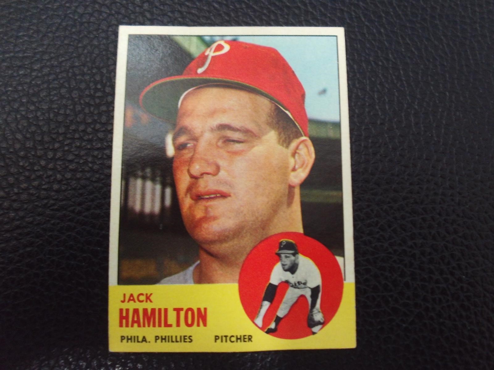 1963 TOPPS #132 JACK HAMITLON PHILLIES