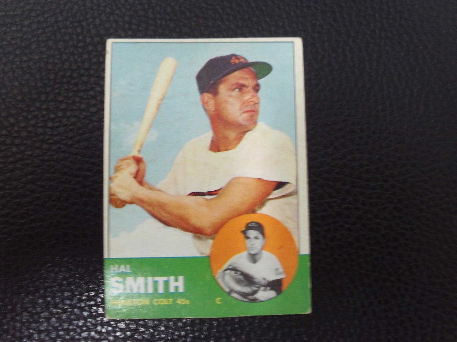 1963 TOPPS #153 HAL SMITH HOUSTON COLT 45'S