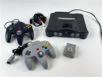 Nintendo 64 Game Console NUS-001 & Controllers