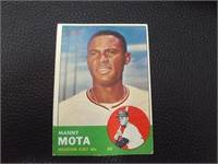 1963 TOPPS #141 MANNY MOTA COLT 45'S VINTAGE