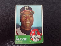 1963 TOPPS #10 LEE MAYE MILWAUKEE BRAVES