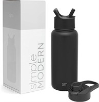 Simple Modern Water Bottle with Straw and Chug