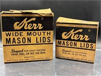 Kerr mason lids (wide mouth full/ other partial)