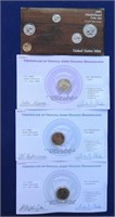 1985 Uncirculated set D & P, plus 3-20007