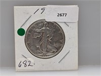 1935 90% Silver Walker Half $1 Dollar