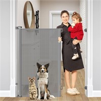 48 Inch Extra Tall Dog Gate  Extends to 55  Wide