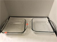 2 ct. of 8 in. x 8 in. Glass Pans