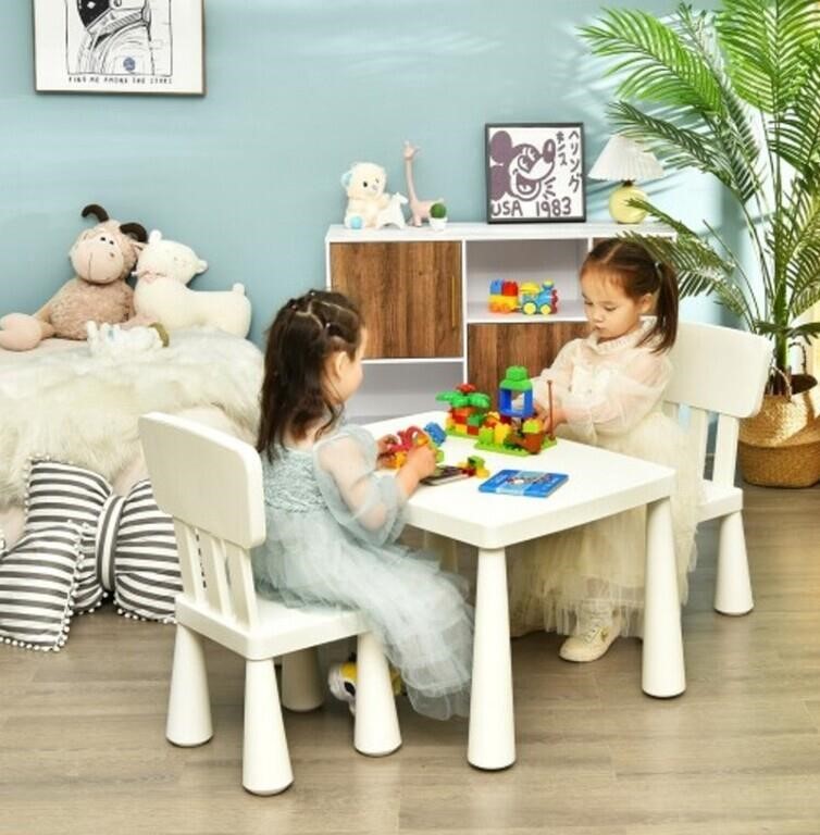 3-Piece Toddler Activity Table Set