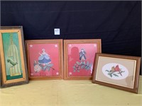 3 Embroidered Pictures, Painting
