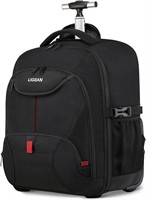 $110 Rolling Backpack,17" Black