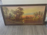Turner Wall Accessory Painting "Sunset Glow"