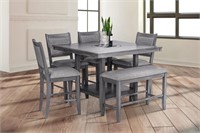 HH73797  D2300 6 Piece Counter Height Dining Set