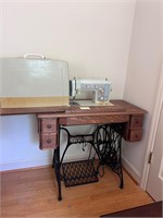 Iron singer sewing base sewing table