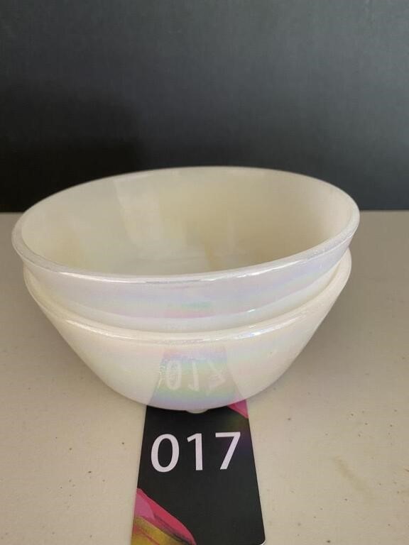 Vintage 5" Dia Federal Glass Bowls