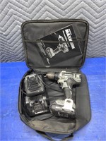 Maximum 20 V cordless drill comes with two