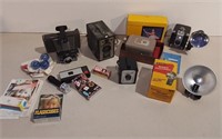 Lot Of Vintage Cameras & Accessories