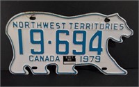 1979 Northwest Territories License Plate