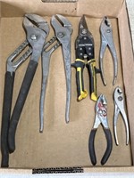 Assorted pliers, snippers