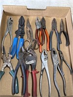 Assorted pliers, wire, cutters, metal, cutting,