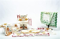 Extensive Hand Embroidered Linen Sets