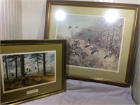 (2) Framed limited edition prints, “Among The