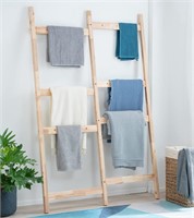 Ladder Shelf - Wooden Decor Leaning Ladder