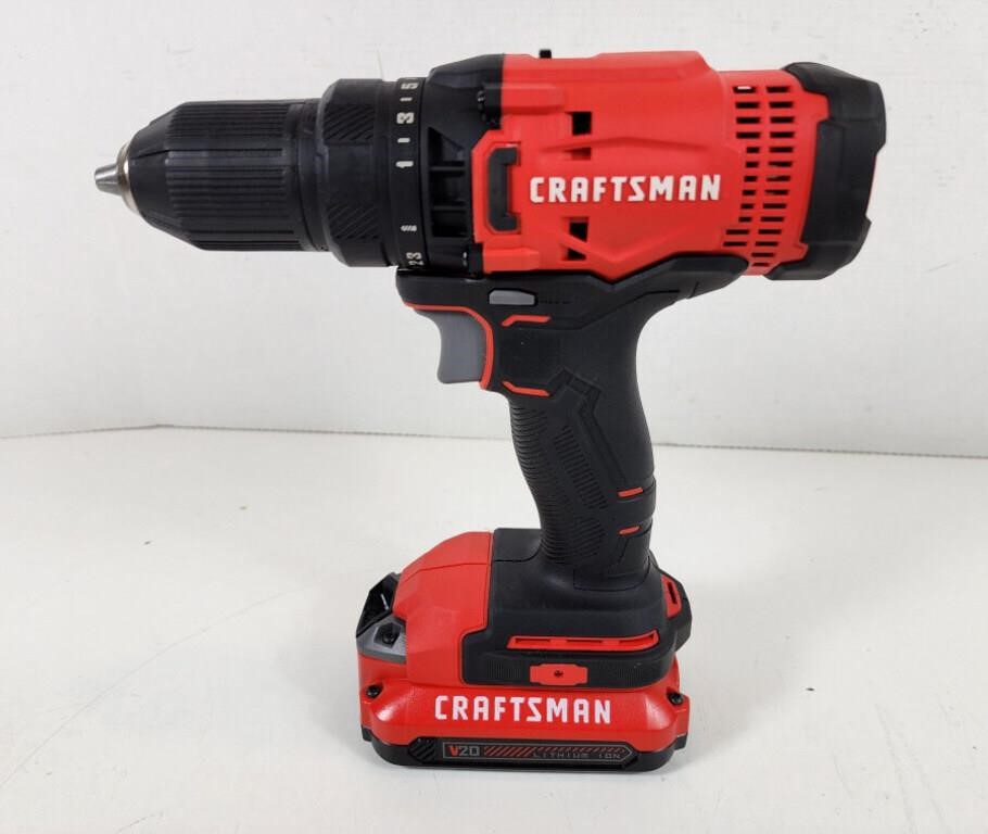 GUC Craftsman 1/2" Drill Driver w/ Battery