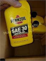 6 full courts Pennzoil SAE 30