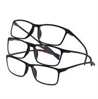 Foster Grant Rectangle Reading Glasses  3-pack