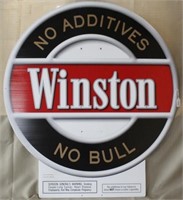 4 Winston No Bull corplast signs, 40" x 35"; sold