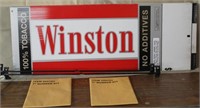 Winston No Additives Hanging Sign kit, new OB,