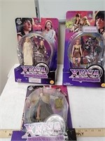 Group of Xena Warrior Princess toys