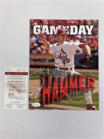 Chris Carpenter Signed Magazine JSA COA